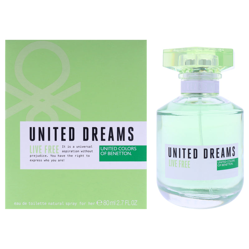 United Colors Of Benetton United Dreams Live Free Women's Eau De Toilette