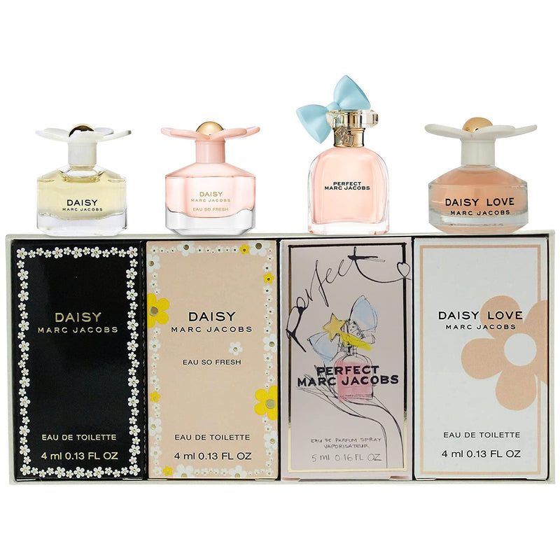 Marc Jacobs Perfect + Daisy Love + Daisy Eau So Fresh + Daisy Women's Eau De Parfum Gift Set