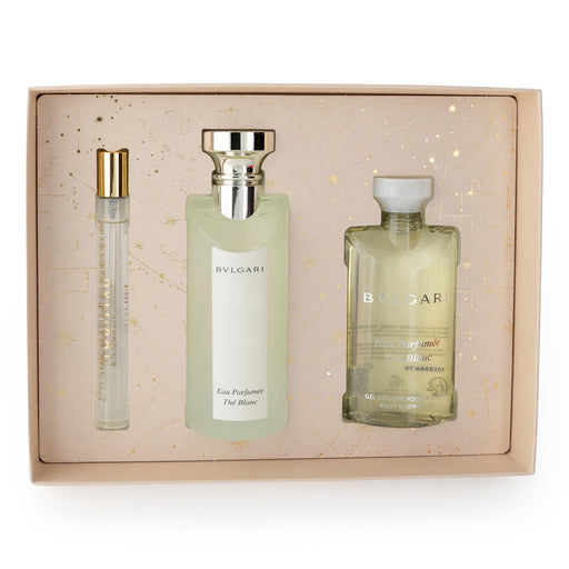 Bvlgari Eau Parfumée Thé Blanc Unisex Eau De Toilette Gift Set