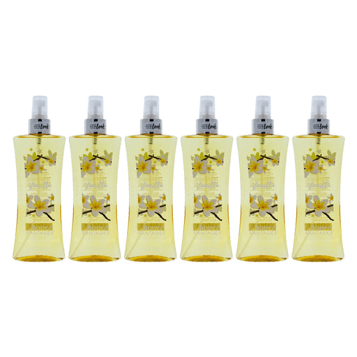 Body Fantasies Vanilla Body Pack Of 6 Women's Body Spray