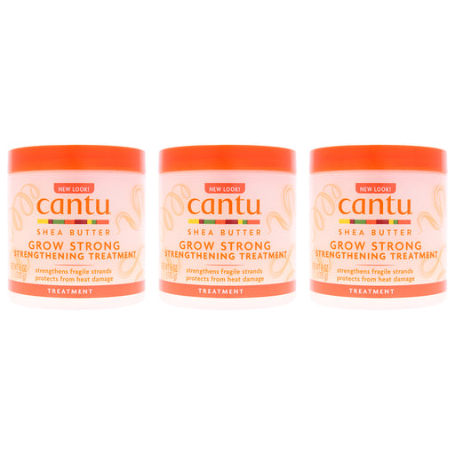 Cantu Shea Butter Grow Strong Strengthening Treatment Pack Of 3