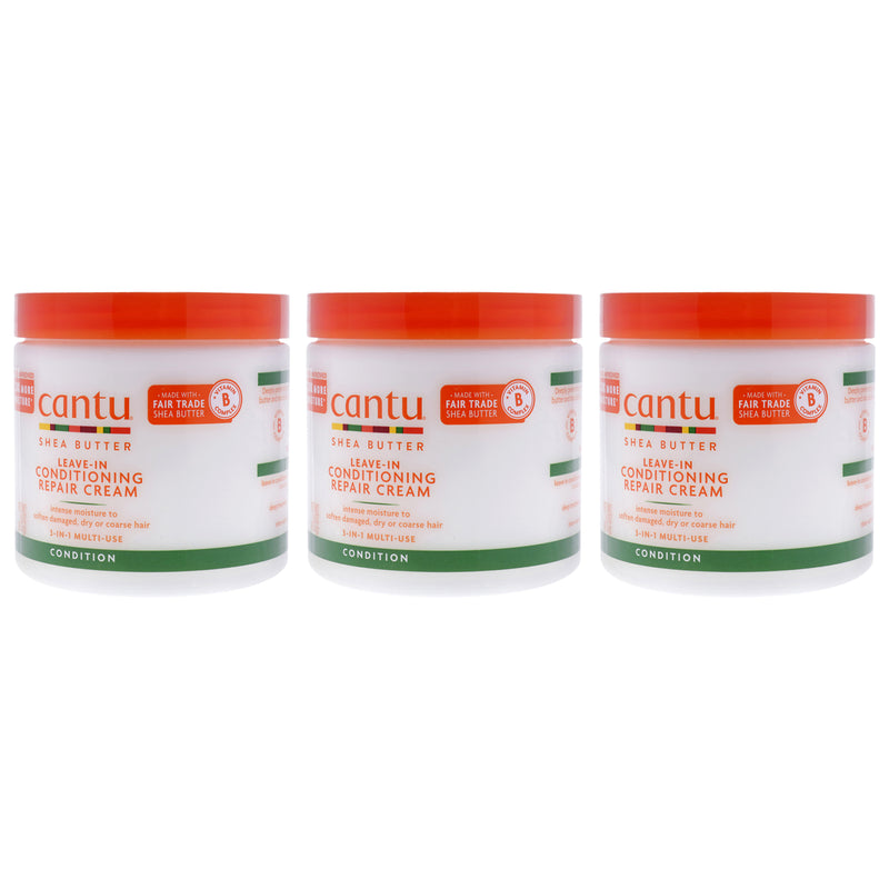 Cantu Shea Butter Leave In Conditioning Repair Cream Pack Of 3