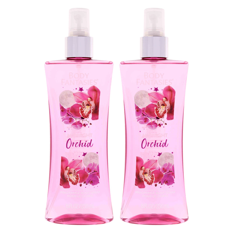 Body Fantasies Midnight Orchid Pack Of 2 Women's Body Spray