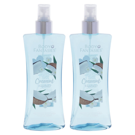 Body Fantasies Coconut Fantasy Pack Of 2 Women's Body Spray