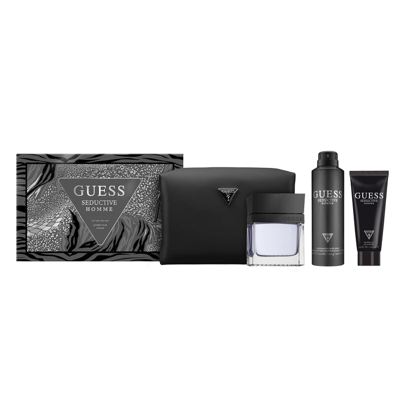 Guess Seductive Homme 4pc Men's Eau De Toilette Gift Set