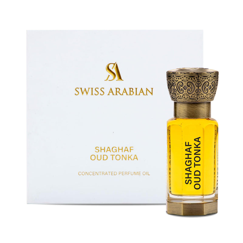 Swiss Arabian Shaghaf Oud Tonka Concentrated Perfume Oil Unisex Fragrance