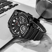 Casio World Time Quartz (Analog-Digital) 52mm Watch – Resin