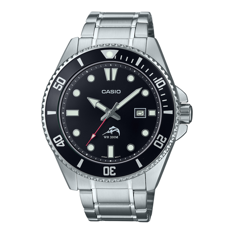 Casio Duro Quartz (Analog) 44mm Watch – Stainless Steel