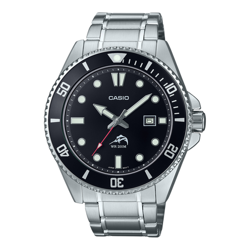 Casio Duro Quartz (Analog) 44mm Watch – Stainless Steel