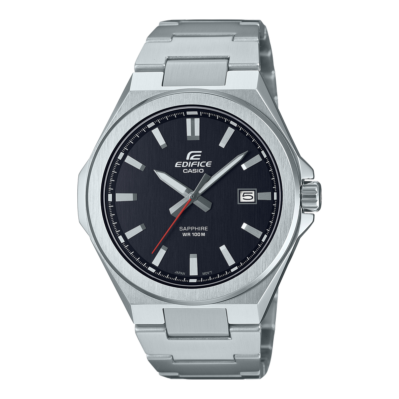 Casio Sapphire Edifice 100m Quartz 45mm Watch – Stainless Steel