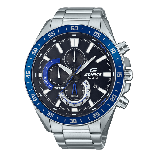 Casio Edifice Chrono Quartz 50mm Watch – Stainless Steel
