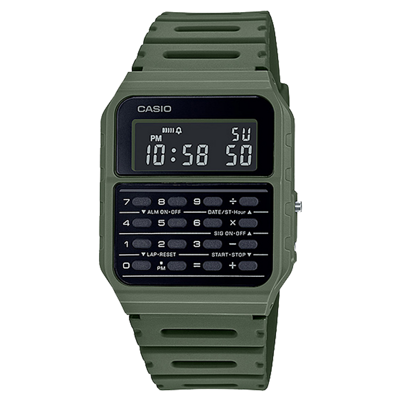 Casio Calculator Quartz 34mm Watch – Resin