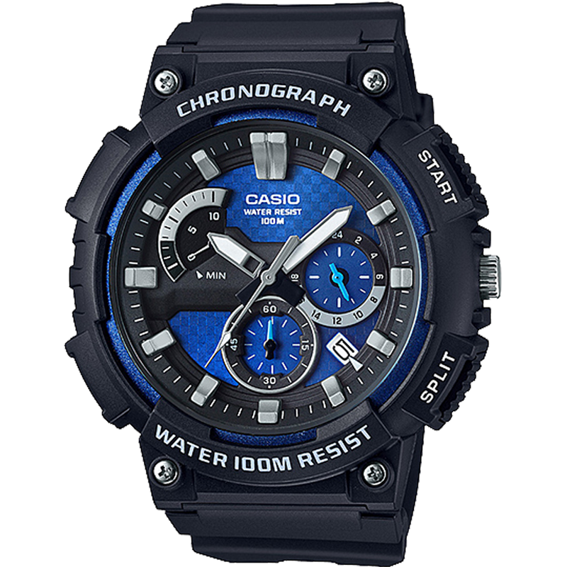 Casio Chronograph Quartz (Analog) 54mm Watch – Resin