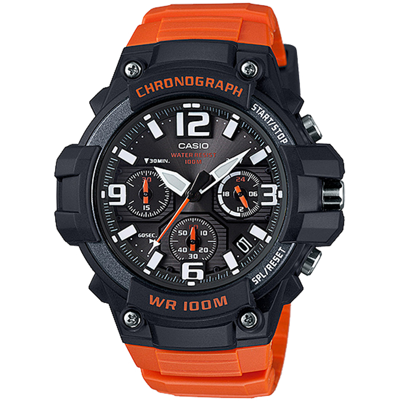 Casio Chronograph Quartz (Analog) 49mm Watch – Resin