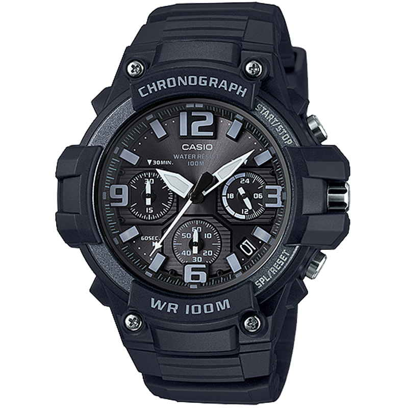 Casio Chronograph Quartz (Analog) 49mm Watch – Resin