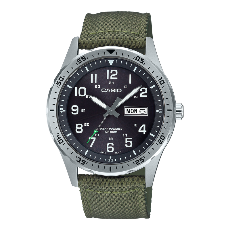 Casio Solar 100 M Quartz (Analog) 42mm Watch – Cloth