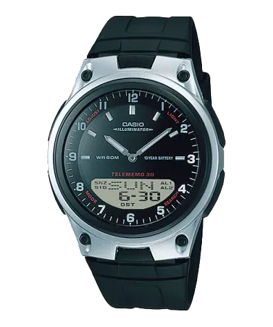 Casio Data Bank Analog-Digital Quartz 40mm Watch