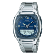 Casio Data Bank Analog-Digital Quartz 39mm Watch – Stainless steel