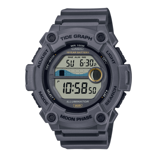 Casio Tide Graph Digital Quartz 51mm Watch – Resin