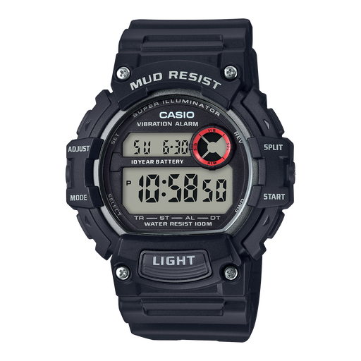 Casio Mud Resist-200m Digital Quartz 48mm Watch – Resin