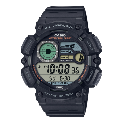 Casio 100 Meter Wr Digital Quartz 50mm Watch – Resin