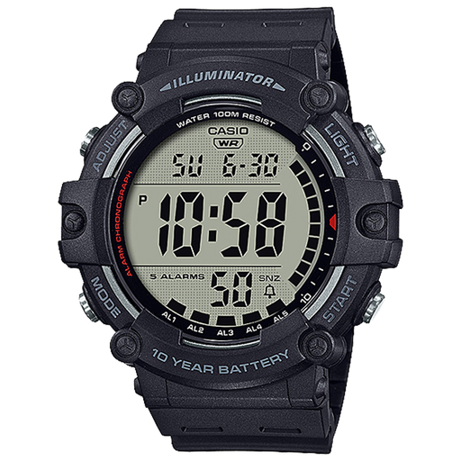 Casio Illuminator Digital Quartz 51mm Watch – Resin