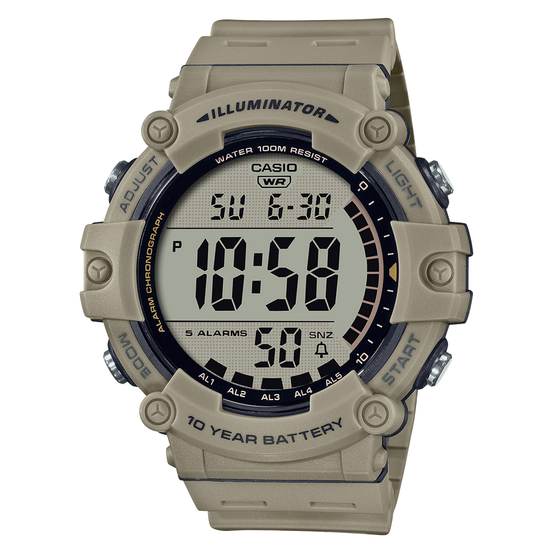 Casio Illuminator Digital Quartz 51mm Watch – Resin