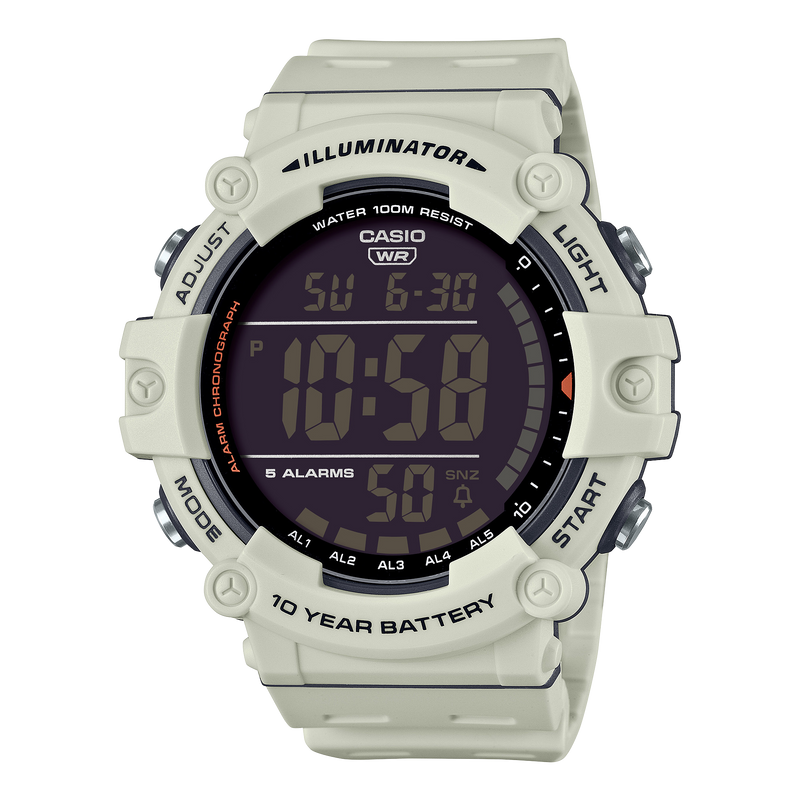 Casio Illuminator Digital Quartz 51mm Watch – Resin