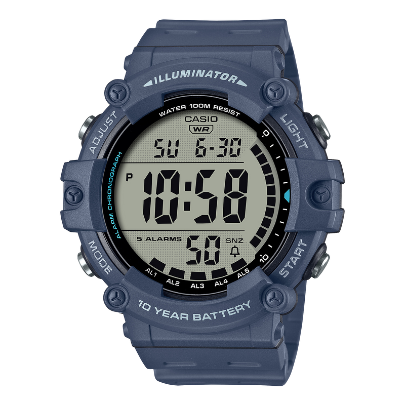 Casio Illuminator Digital Quartz 51mm Watch – Resin