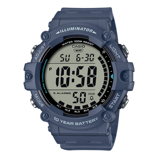 Casio Illuminator Digital Quartz 51mm Watch – Resin