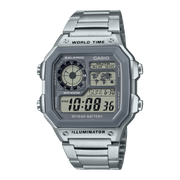 Casio World Time Digital Quartz 42mm Watch