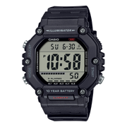 Casio 10 Year Batt Digital Quartz 50mm Watch – Resin