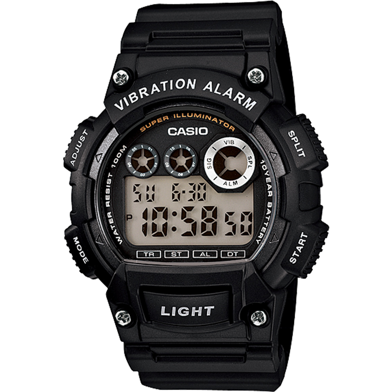 Casio Vibration Alarm Digital Quartz 47mm Watch – Resin