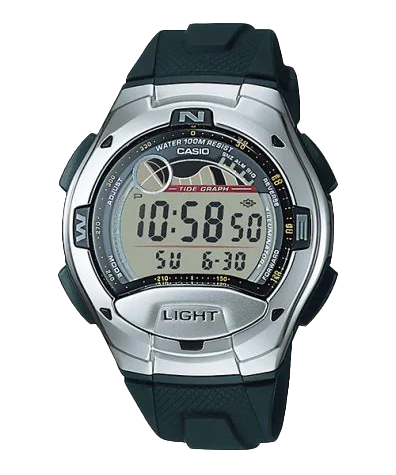 Casio Tide Graph Digital Quartz 42mm Watch – Resin