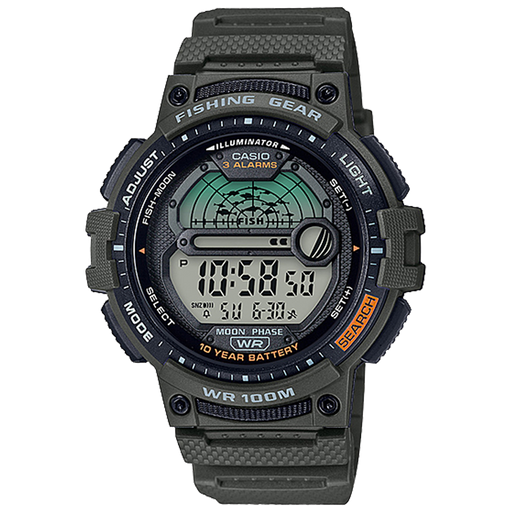 Casio Fishing Gear Digital Quartz 47mm Watch – Resin
