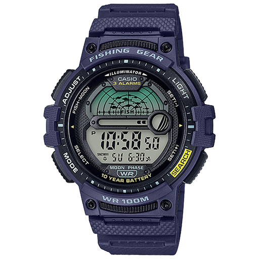 Casio Fishing Gear Digital Quartz 47mm Watch – Resin