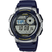 Casio World Time Digital Quartz 45mm Watch