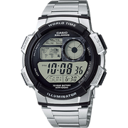 Casio World Time Digital Quartz 45mm Watch
