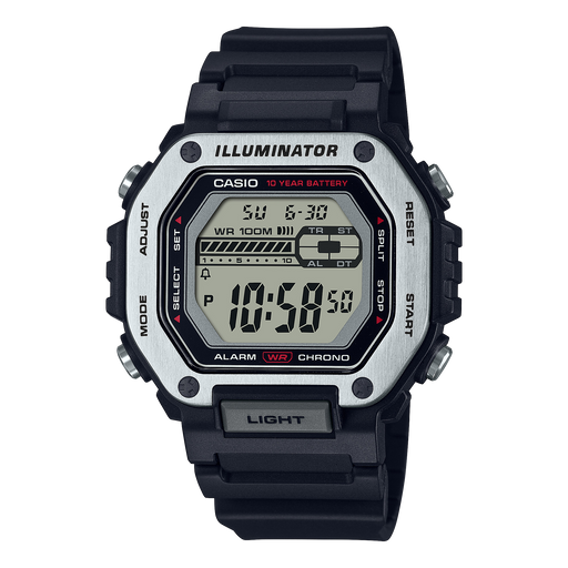 Casio 100 Meter Wr Digital Quartz 47mm Watch – Resin