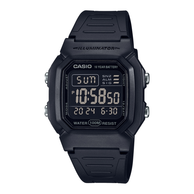 Casio Classic Digital Quartz 37mm Watch – Resin