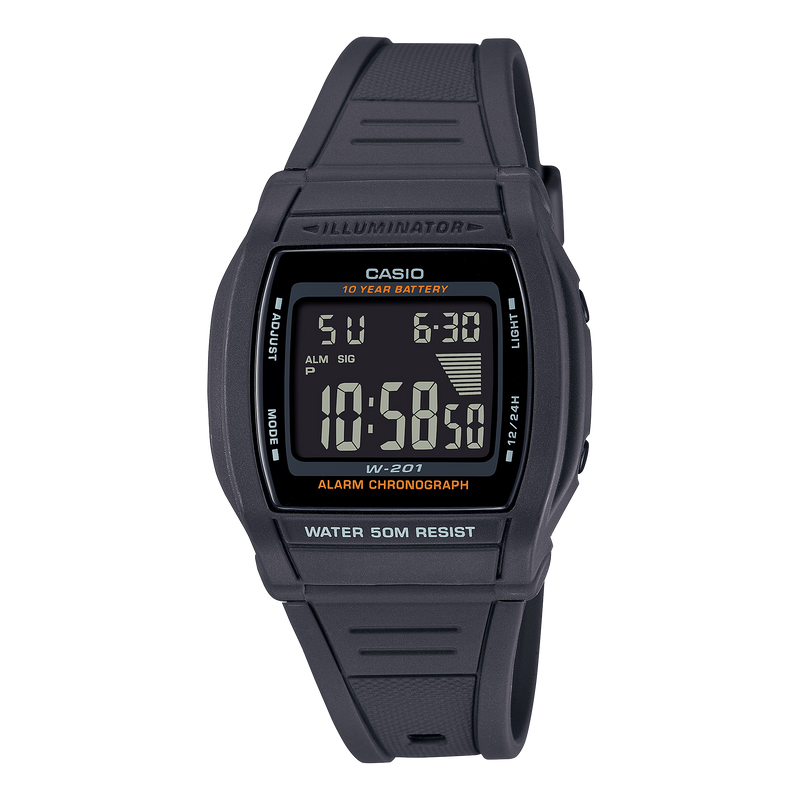 Casio Reverse Digital Digital Quartz 36mm Watch – Resin