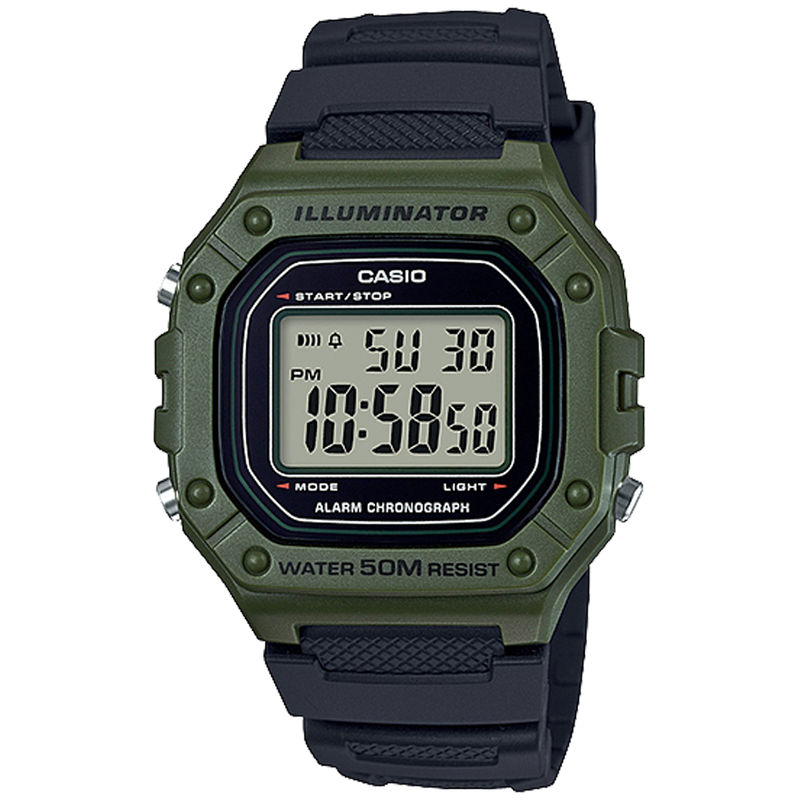 Casio Digital Digital Quartz 43mm Watch – Resin