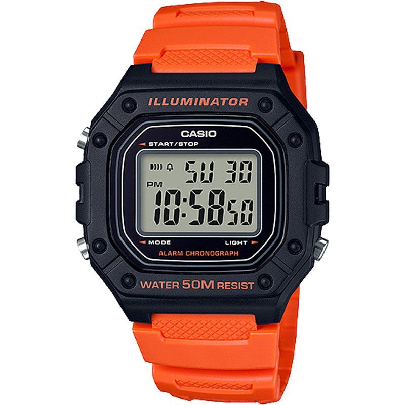 Casio Digital Digital Quartz 43mm Watch – Resin