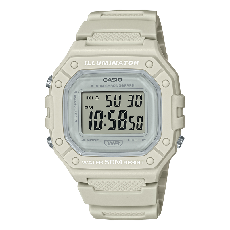 Casio Illuminator Digital Quartz 43mm Watch