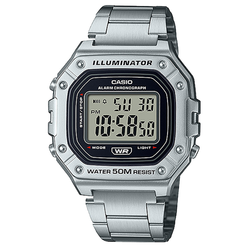 Casio Illuminator Digital Quartz 43mm Watch