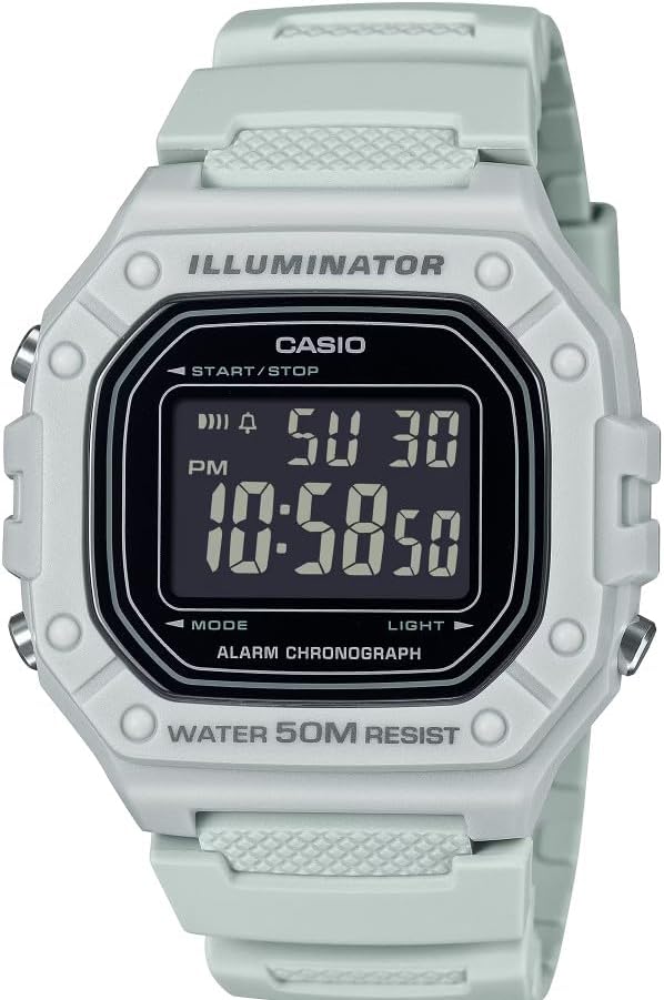 Casio 7 Year Batt Digital Quartz 43mm Watch – Resin