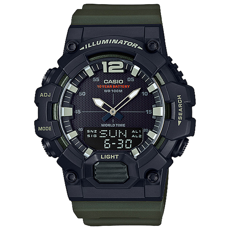 Casio Ana Digi Solar Quartz (Analog-Digital Combination) 49mm Watch – Resin