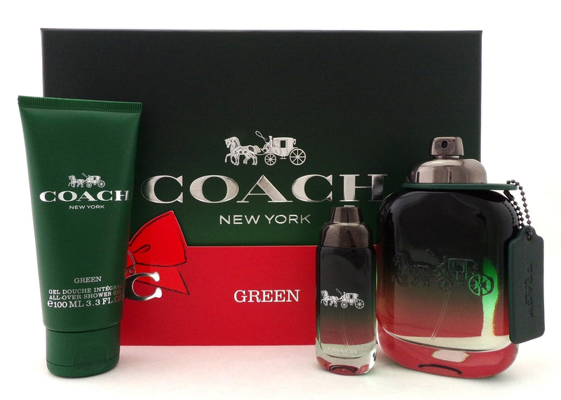 Coach Green + Shower Gel Men's Eau De Toilette Gift Set
