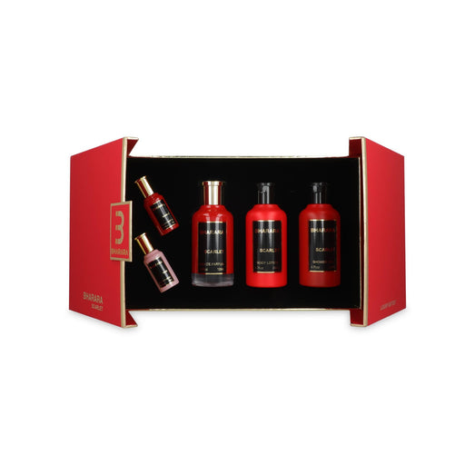 Bharara Scarlet Bath & Body 5 Unisex Eau De Parfum Gift Set