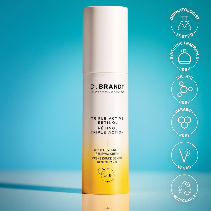 Dr. Brandt Triple Active Retinol Gentle Overnight Renewal Cream